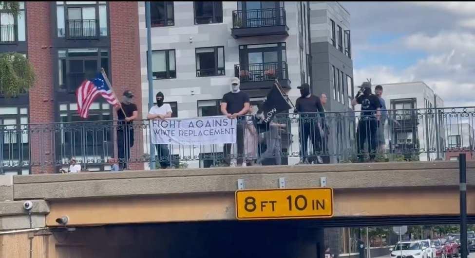 Nazis at Station Square on August 10th.