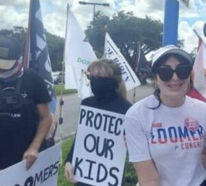 Laura Loomer with Courtney Register and Dylan Ammeson