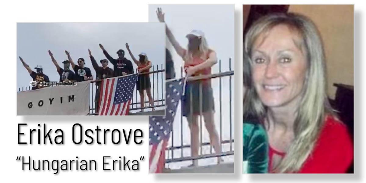 Goyim Defense League Nazi: Erika Ostrove (nee Suveg) aka “Hungarian Erika” (Westwood, CA)